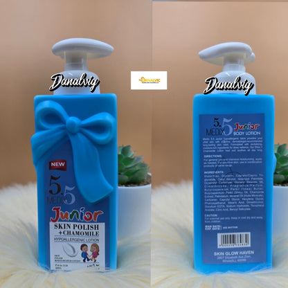 2 Packs Medix 5.5 Skin Polish + Chamomile Moisturizing Body Wash 1000ml + 400ml Powerful Hydration Cleansing Long-lasting Body Moisturizer