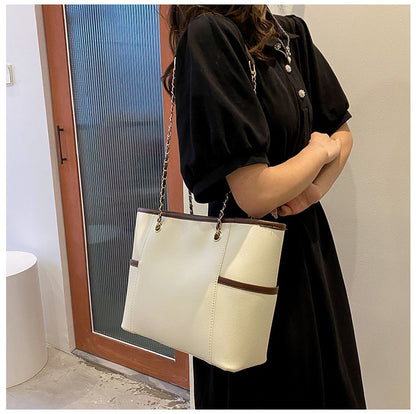 Ladies Shoulder Bag Women Handbags Tote Bag Commuter bag PU Chain Bag