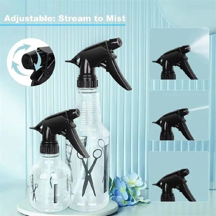 Hairdressing Spray Bottle Salon Barber Hair Tools Water Sprayer Transparent Make-up Style Portable Plastic Spray Bottles