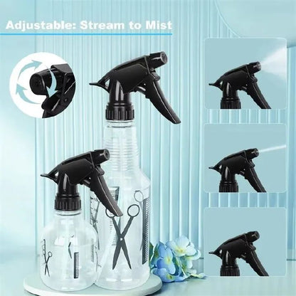 Hairdressing Spray Bottle Salon Barber Hair Tools Water Sprayer Transparent Make-up Style Portable Plastic Spray Bottles