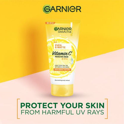 【Discounted】Garnier Charcoal Serum + Even & Matte UV Protection SPF 30