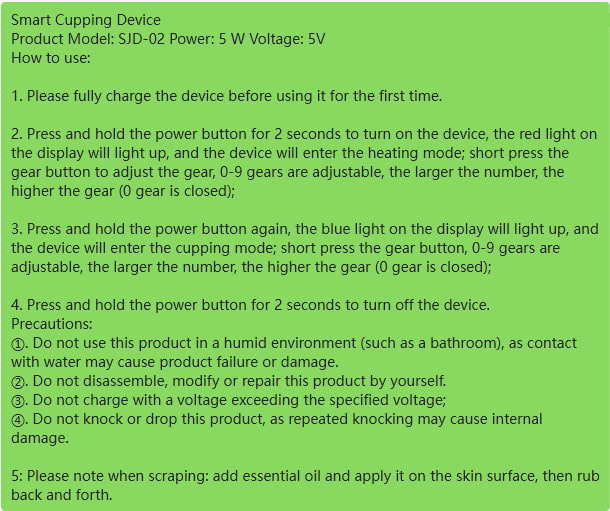 Massager Smart Electric Scraping Instrument Body massager Scraping and cupping device A massage device that takes care of your whole body Suitable for both men and women