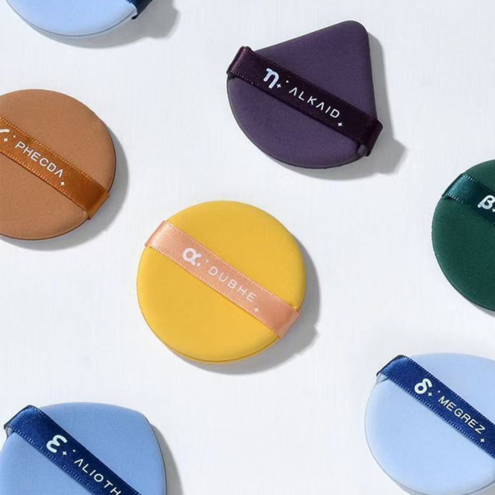 7-piece beauty kit air cushion puff BB foundation cream blasting sponge puff air cushion without powder Q spring dry wet dual-use powder super soft sponge puff