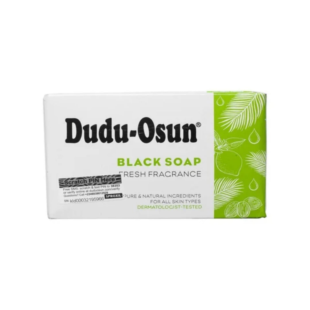 Dudu-Osun 3 PIECES African Black Soap Pure Natural - For Acne, Freckles, Dark Spots - Dudu Osun
