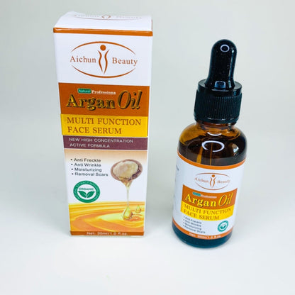 Argan Oil Multi Function Face Serum - Anti Wrinkle Anti Freckle Moisturizing Removal Scars - Aichun Beauty