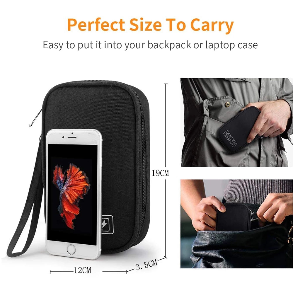 Cable Gadget Organizer Storage Bag Pouch Portable Home Electronic Accessories Case For Cord Charger Hard Drive Earphone USB SD Card