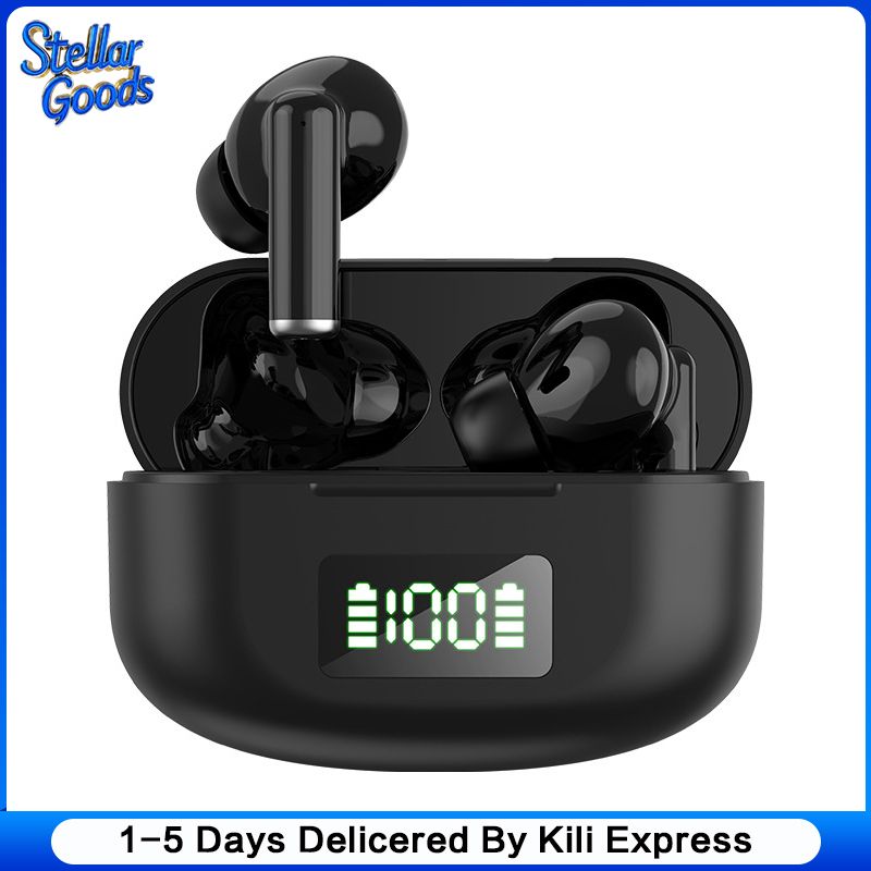Bluetooth Earphone Super Long Battery Life Waterproof Noise Reduction Earbuds Digital Display Douch 5.3 TWS In-Ear Earpods Sports Binaural Stereo Wireless Earphones For Android & IOS Smart Phones