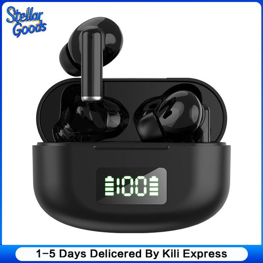 Bluetooth Earphone Super Long Battery Life Waterproof Noise Reduction Earbuds Digital Display Douch 5.3 TWS In-Ear Earpods Sports Binaural Stereo Wireless Earphones For Android & IOS Smart Phones