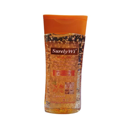 Surely Wi Carrot Collagen Body Oil Wi Spotless Moisture Brightening Oil 200 ml – Anti‑Aging, Firming, Dark Spot Fading Carrot Oil for Glowing Skin (Surely Wi) Moisturizes Brightens