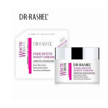 Dr. Rashel White Skin Fade Series - Facial Cleanser, Face Serum, Day Cream & Night Cream with Arbutin, Niacinamide Whitening Dark Spots