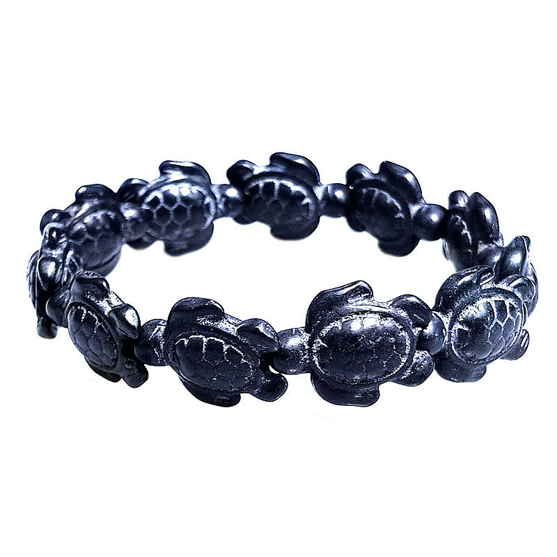 1 Hot Selling Natural Turquoise Cute Turtle Bracelet Pink Black Turquoise Turtle Couple Bracelet for Men and Women Valentine's Day Gift Wedding Anniversary Gift