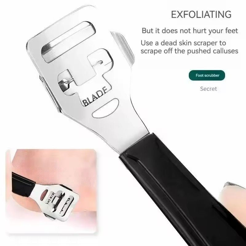 10pcs Stainless Steel Foot File Set - Professional Unscented Pedicure Tools for Dead Skin Removal and Foot Care Manicure Essentials