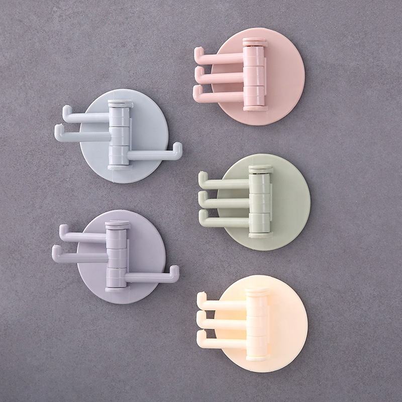ZHJH 10Pcs of Self Adhesive Kitchen Wall Door Hook Key Holder Rack Towel Hanger Bathroom Rack Hooks Aluminum Multi-Purpose Storage Hooks