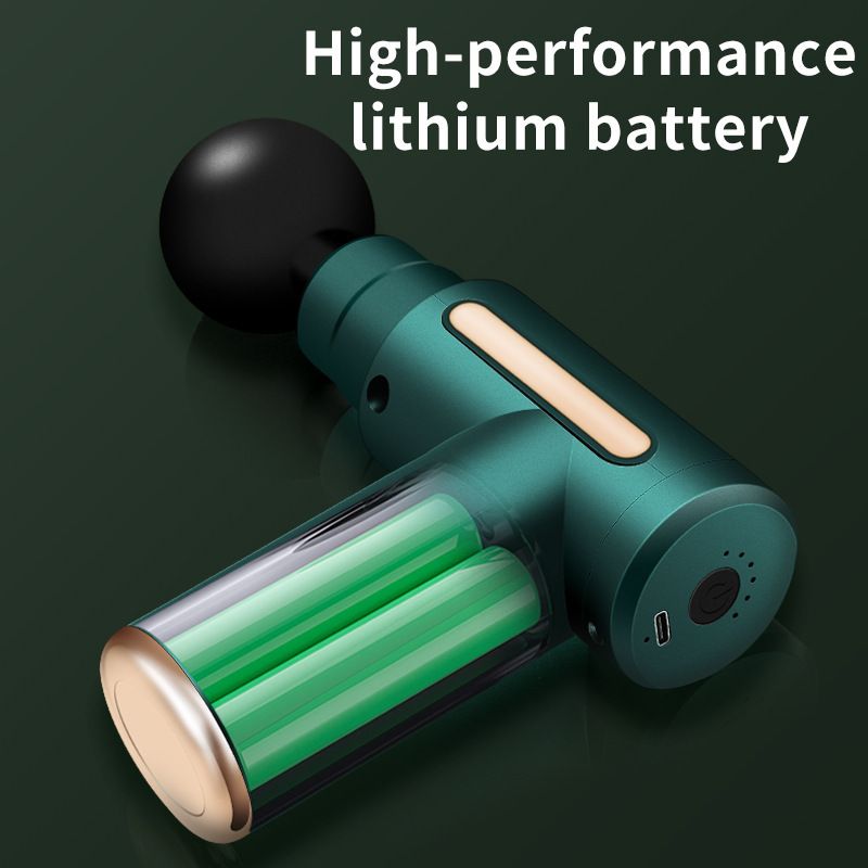 Electric massager for muscle relief, handheld body massager, massage gun, USB mini charging fascia gun