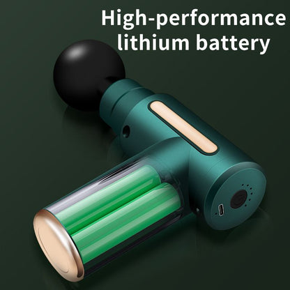 Electric massager for muscle relief, handheld body massager, massage gun, USB mini charging fascia gun