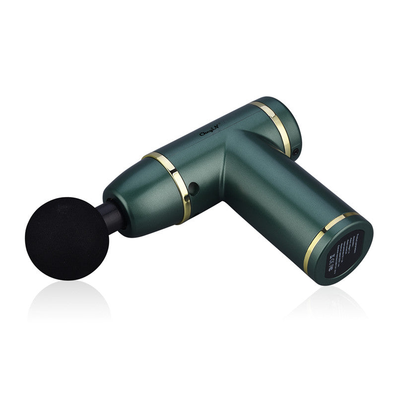 Fascia Gun Electric Massager Gun 8-speed Adjustment 4 Replacement Head Portable Whole Body Relaxation Muscle Massage Gun Mini Portable Electric Deep Tissue Percussion Massager for Pain Relief