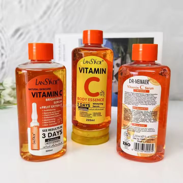 DR MEINAIER 100% Natural Vitamin C WHITENING Serum Brightens and Evens Out Skin Tone Reduces Signs of Aging Suitable For All Skin Types Improves Skin Texture