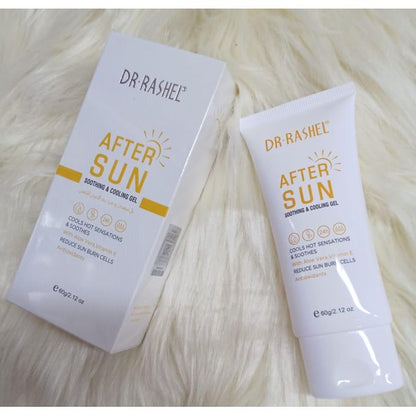 Dr. Rashel After Sun Soothing And Cooling Gel Enriched With Aloe Vera And Vitamin E Reduce Sun Burns Rehydrates The Skin Reduce Redness or Inflammation 60g
