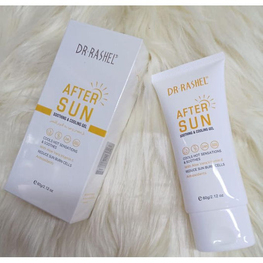 Dr. Rashel After Sun Soothing And Cooling Gel Enriched With Aloe Vera And Vitamin E Reduce Sun Burns Rehydrates The Skin Reduce Redness or Inflammation 60g