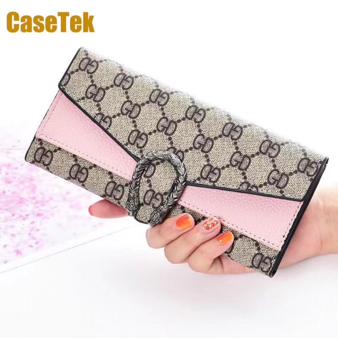 New arrival Fashion wallet purse women's card bag nice design Casetek brand long size handbags