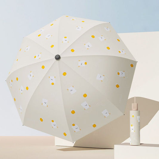 Jumping Bear Umbrella Folding Umbrellas Sun/UV protection Umbrella Dual-use Umbrella for Sun and Rain