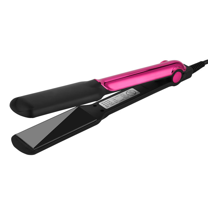 New Arrival Professional 2 In 1 Hair Straightener and Hair Curler with 4 Temperature Settings Wide Plate Hair Flat Iron for Home DIY Use for Both Wet and Dry