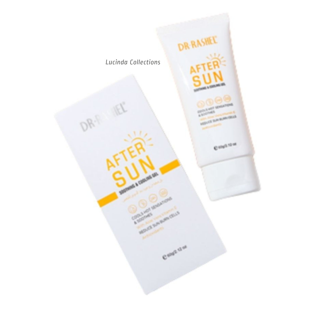 Dr. Rashel After Sun Soothing and Cooling Gel with Aloe Vera & Vitamin E Reduce Sun Burn Cells Cream After Exposure