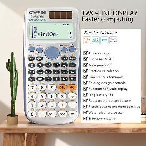 24 Bit Scientific Calculators Standard Function Calculadora Student Exam Calculadora Cientifica Portable Scientific Calculator School Office Stationeries Multifunction Stationery Scientific Tool