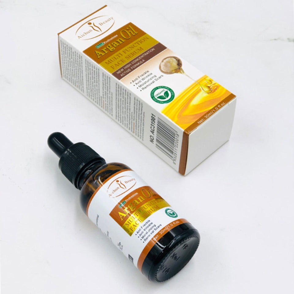 Argan Oil Multi Function Face Serum - Anti Wrinkle Anti Freckle Moisturizing Removal Scars - Aichun Beauty