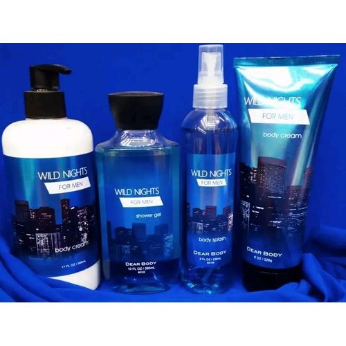 Dear Body Wild Nights For Men 4in1 Pump Lotion, Splash, Gel & Cream