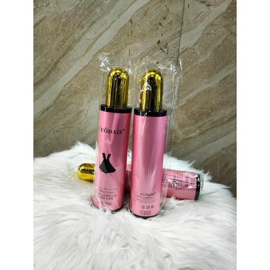 Luodais Pink Curly Keeper, Hair Spray & Hair SerumEssential Oil For Women's Human Hair Wigs, Weaves Fragrance, Repair & Nourish