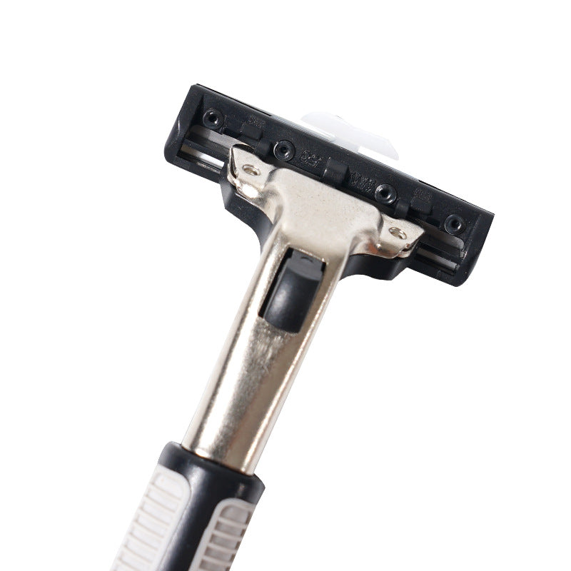 UPHUI 7-Pack Razor Blades Men's Shaver Men's Facial Hair Removal Sharp 2-Ply Razor Blade Tools Razor Holder Universal Hand Shaver Replacement Set