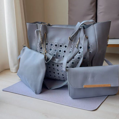 3 PIECES Ladies Shoulder Casual Bag girl Handbags for Ladies Tote Bags Crossbody Bags for Women Fashion Female Handle Shoulder Shoulder Bag Fast delivery within 1-5 days