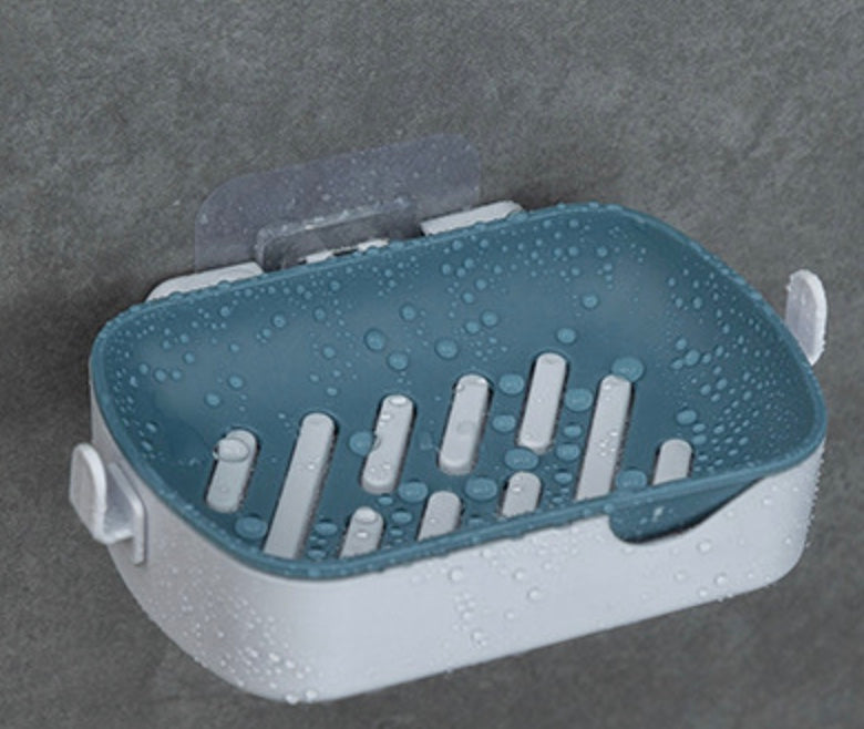 Wall-Mounted Soap Box With Hooks Soap Dish soap holder