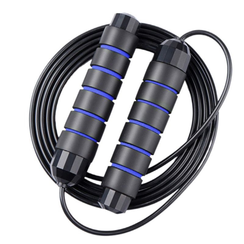Jump Rope, Tangle-Free Rapid Speed Jumping Rope Cable with Ball Bearings for Women, Men, and Kids, Adjustable Steel Jump Rope Workout with Foam Handles for Fitness, Home Exercise & Slim Body
