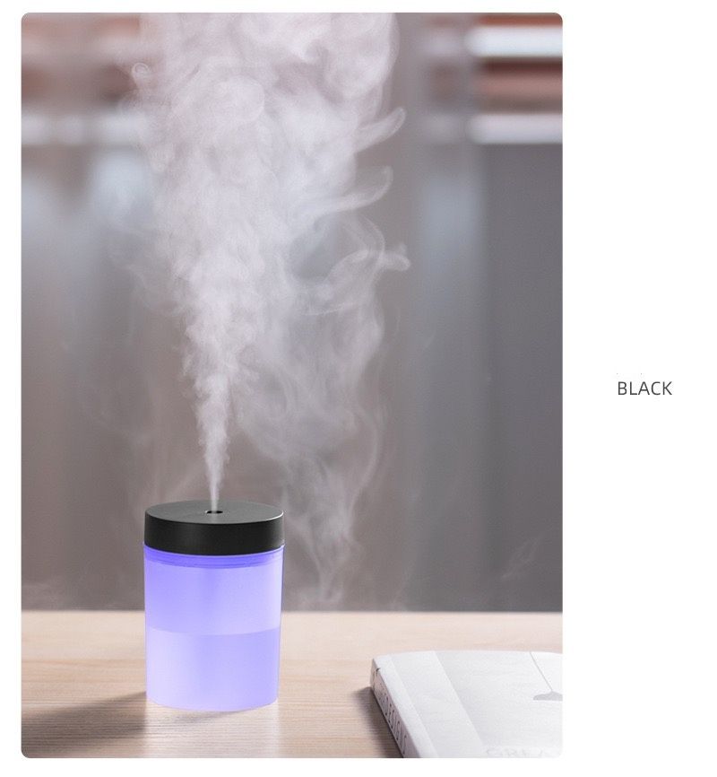 Mini Air Humidifier 260ML Aromatherapy Diffuser Portable Sprayer USB Essential Oil Atomizer LED Lamp
