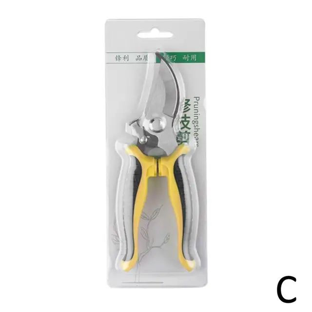 1Pcs Pruner Garden Scissors Professional Sharp Bypass Pruning Shears Tree Trimmers Secateurs Hand Clippers Garden Beak Scissors