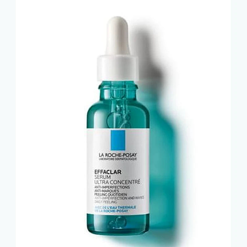 La Roche-Posay Effaclar serum bottle on a white background