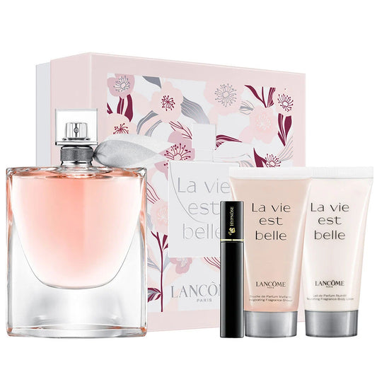 La vie est belle For Women EDP 4 Piece Gift Set with BL+SG+Mascara