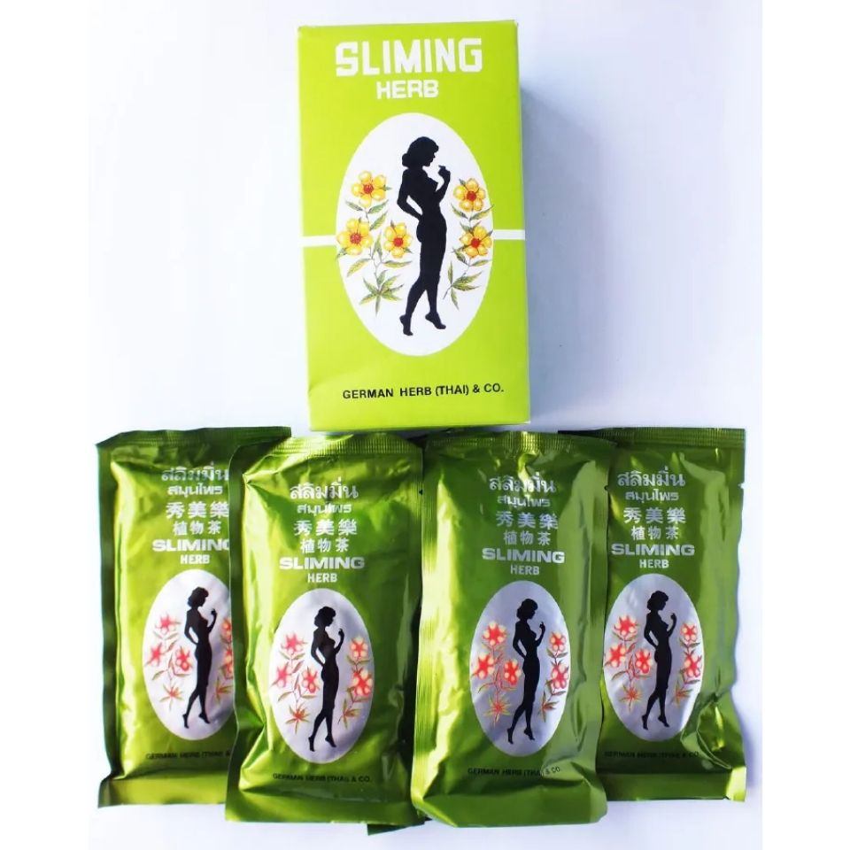 Slimming German Herb Sliming Tea Burn Diet Slim Fit Fast Detox Laxative German Herb Sliming Diet fit Slimming Fast slim detox lose weight Thai 50 Teabags