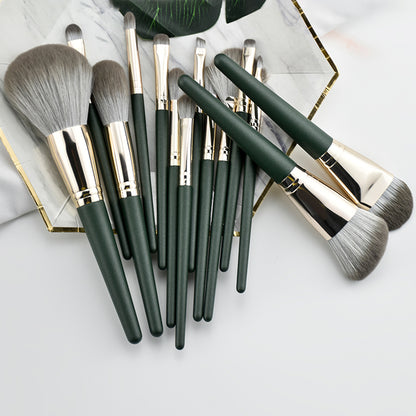 14pcs Set Upgrade Quality Makeup Brushes Foundation Eyeshadow Contours Kit Beauty Cosmetic Blush Full Make Up Brush Set