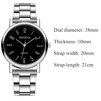 2024 Quartz Watches Business Wristwatch Exquisite Appearance Design Minimalist Men Unisex Watches Stainless Steel Band Watches Couple Watches Lovers Watch Valentine's Day Gift