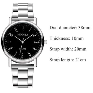 2024 Quartz Watches Business Wristwatch Exquisite Appearance Design Minimalist Men Unisex Watches Stainless Steel Band Watches Couple Watches Lovers Watch Valentine's Day Gift