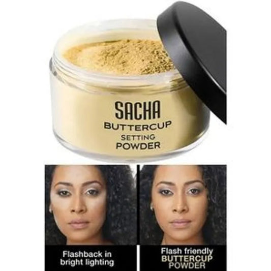 Sacha Buttercup Setting Loose Powder - Color Yellow / Brown / White