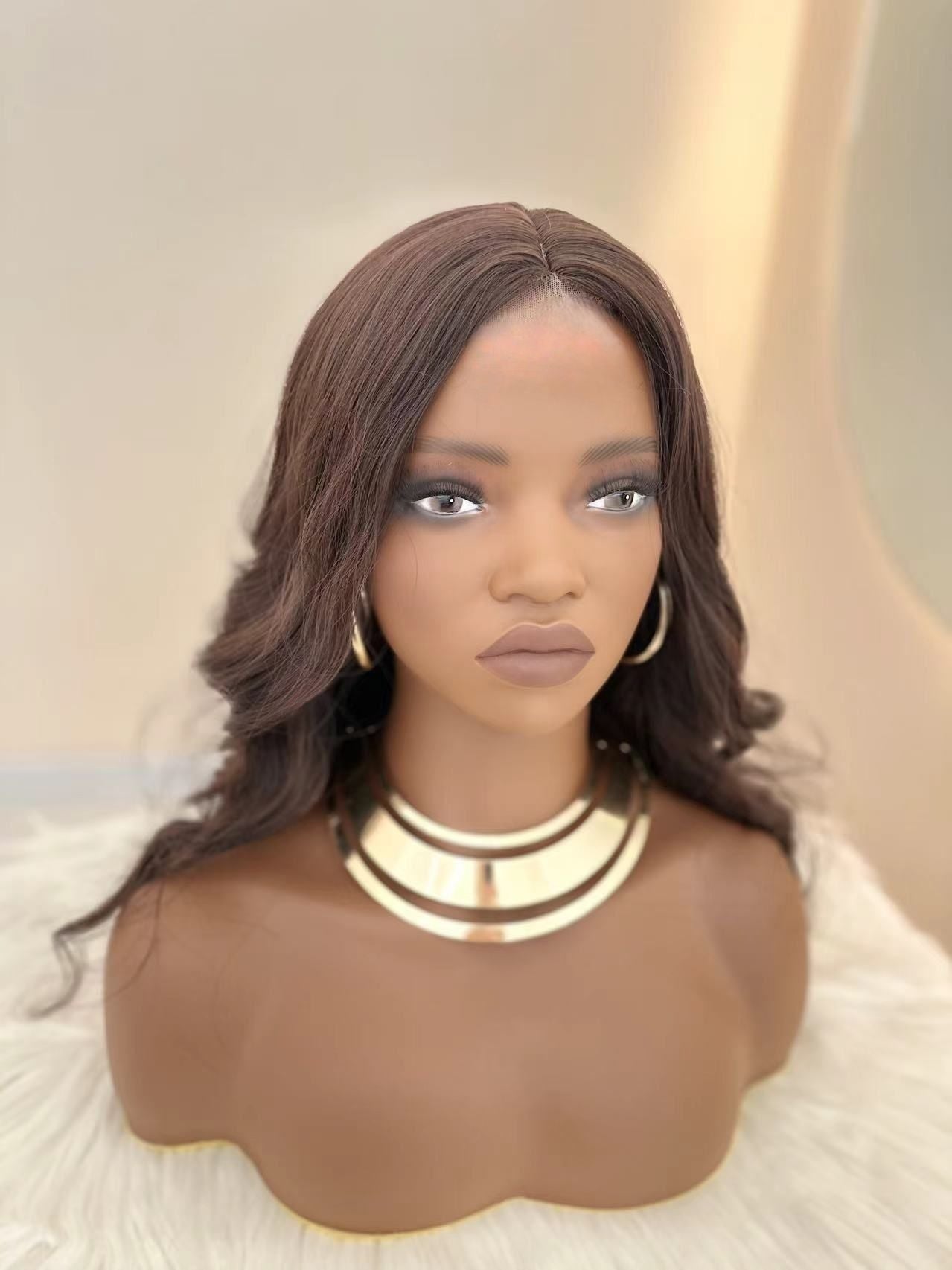 Synthetic Long Curly Wigs - 26 Inch Black | Natural Look (African Women, Quick Install, Budget-Friendly, Birthday Gift)