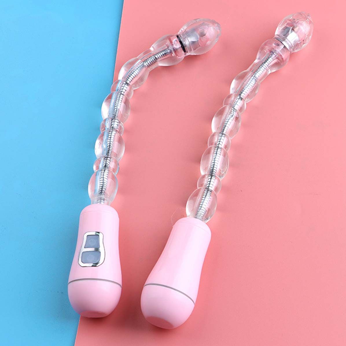 Vibrating Anal Beads Anus Butt Plug Clitoral Vaginal Vibrator Flexible Long Prostate Massager Waterproof Bendable Anus Clit Stimulator Adult Sex Toy for Men Women Couple