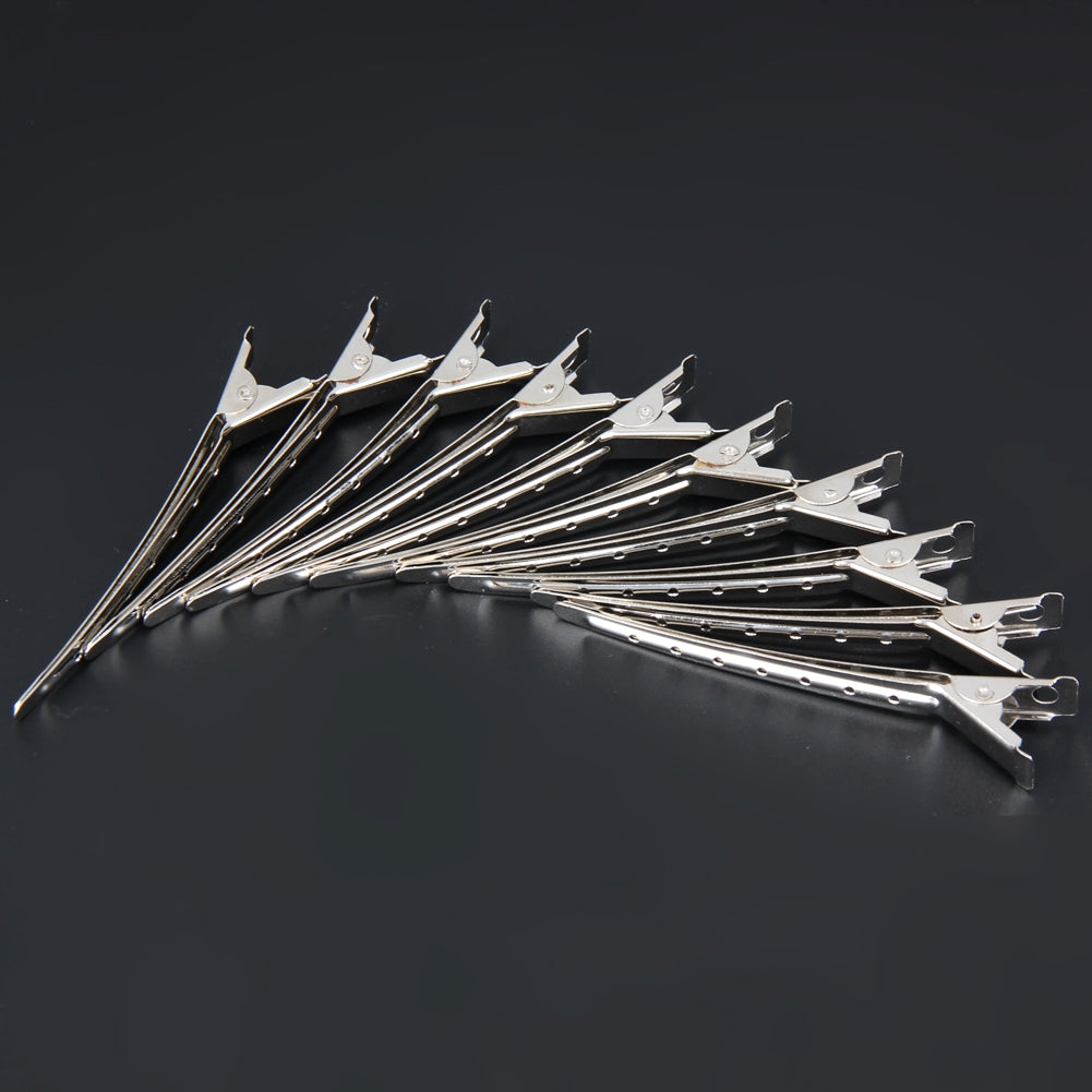 12 Pcs Hair Clips Headwear Stainless Hairdressing Clips Clamp Salon Hairpins DIY Hairs Styling Tools Hairpin Girls Fashion