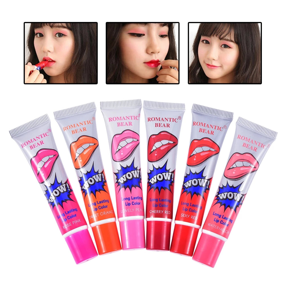 Amazing Peel Off Liquid Lipstick Waterproof Long Lasting Lip Gloss Mask Moisturizer Makeup Tear Pull Lip Lint Cosmetic