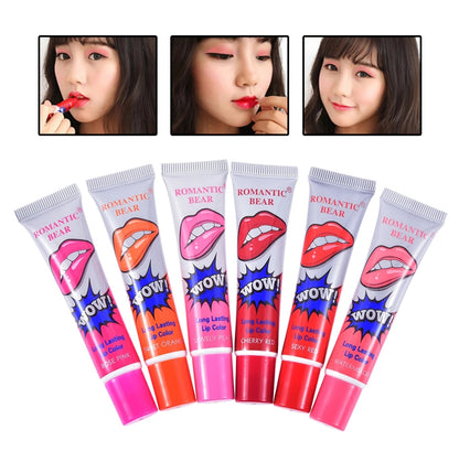 Amazing Peel Off Liquid Lipstick Waterproof Long Lasting Lip Gloss Mask Moisturizer Makeup Tear Pull Lip Lint Cosmetic