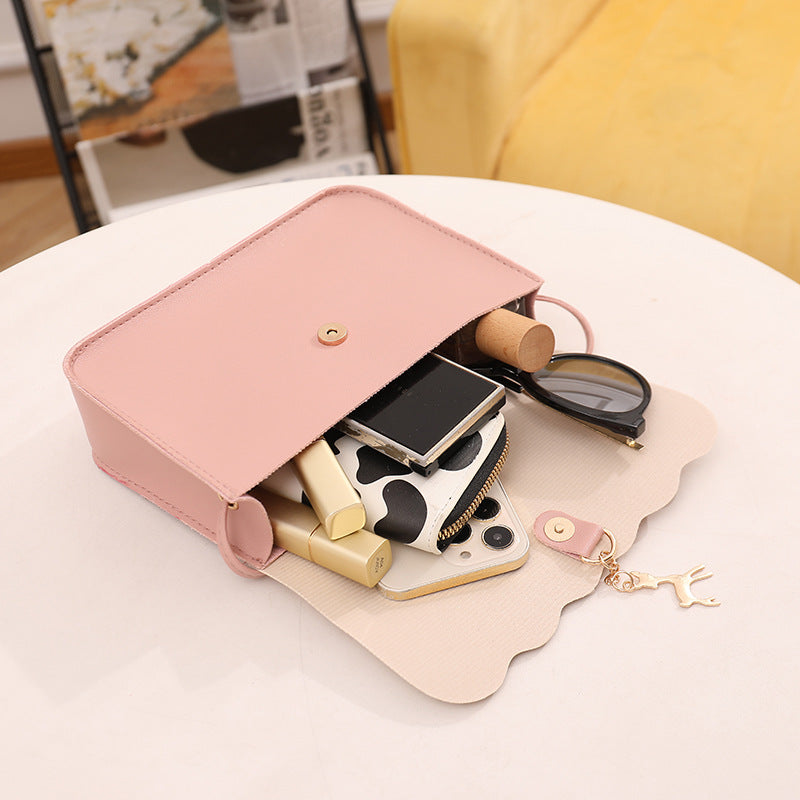 Fashion Lady Simple Shoulder cute deer Bag Classic Handbag PU Leather Handbags Sling Bags Crossbody Bags FOR Ladies Gift